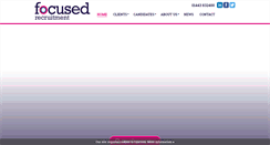 Desktop Screenshot of focusedrecruitment.co.uk